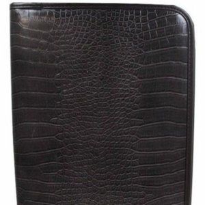 Silpada Design Presentation Folder Faux Brown